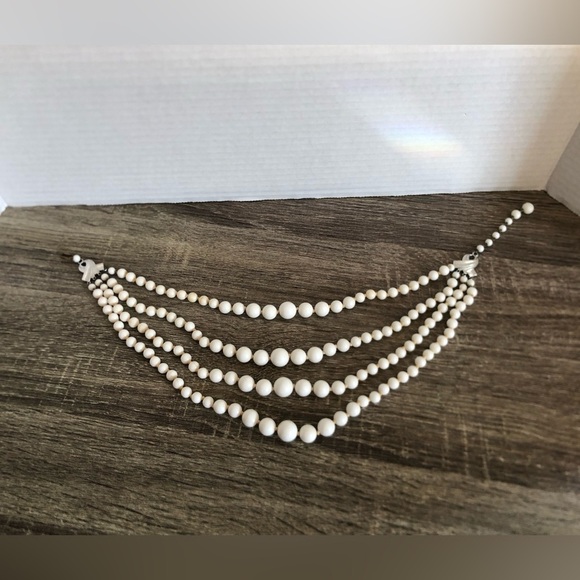 1950s Germany Four Strand Statement Necklace - Picture 8 of 11